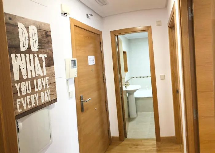 公寓 Apartamento 2 Centrico Garaje Wi-fi Para Trabajar *