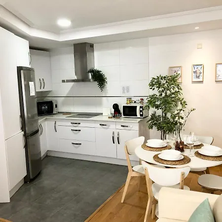 Apartamento 2 Centrico Garaje Wi-fi Para Trabajar דירה *